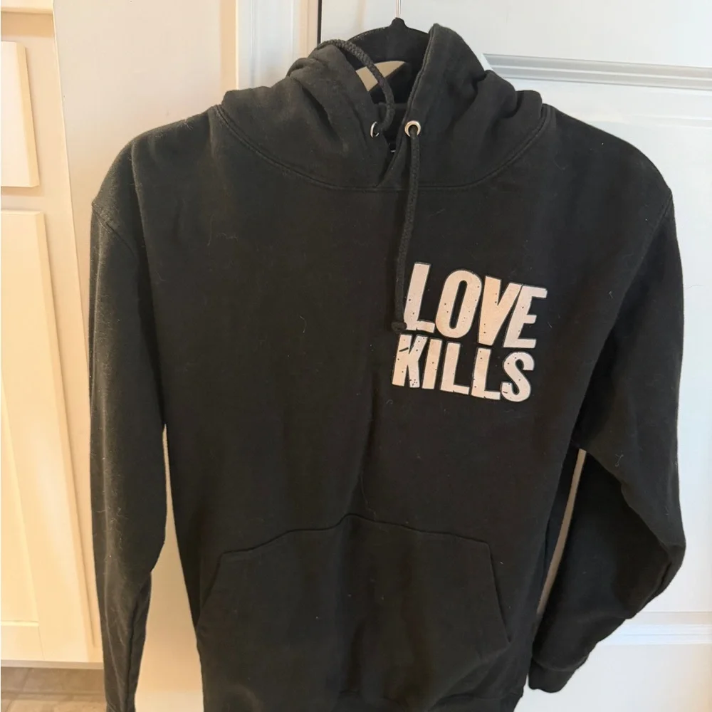 Black Graphic Hoodie - Picture 1 of 2